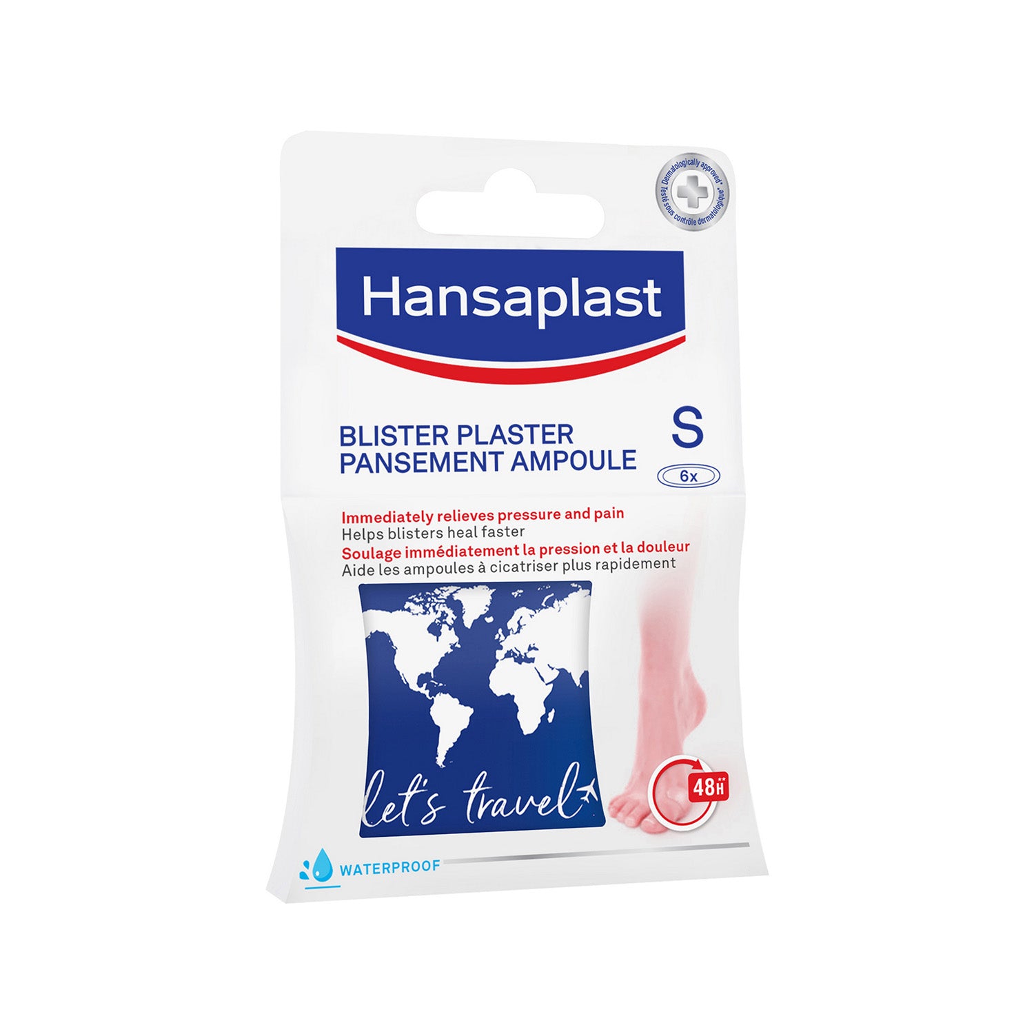 Hansaplast Pansements hydrocolloïdes ampoules petit format x6
