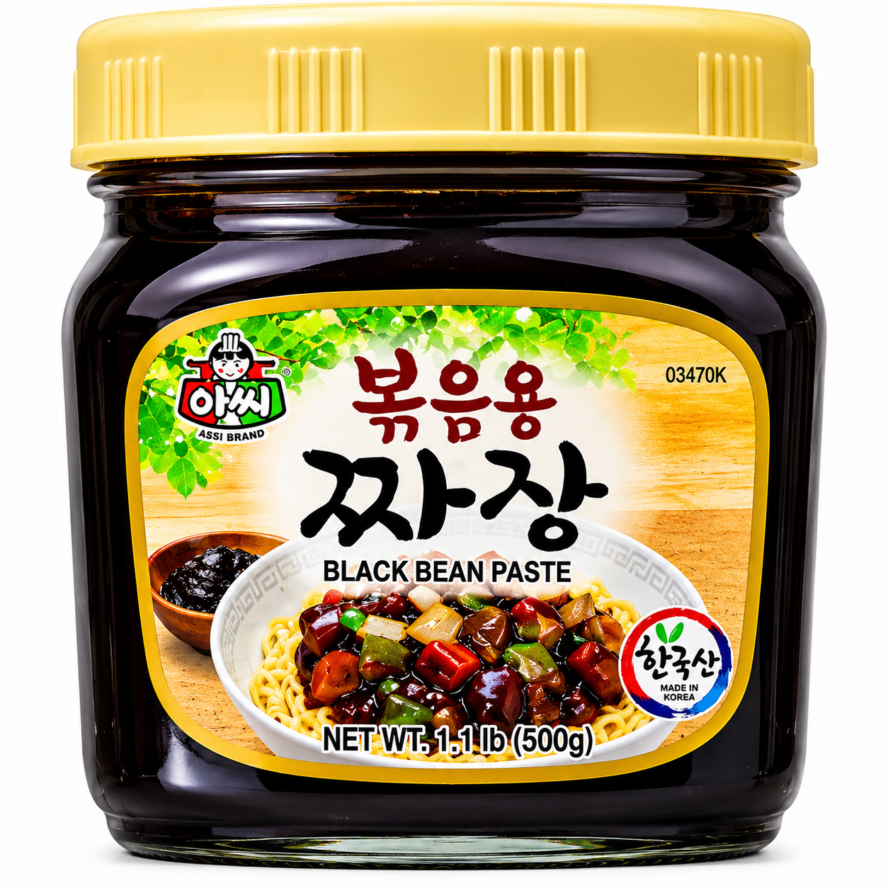 ASSI Pâte de haricots noirs pour Jjajangmyeon 500 g
