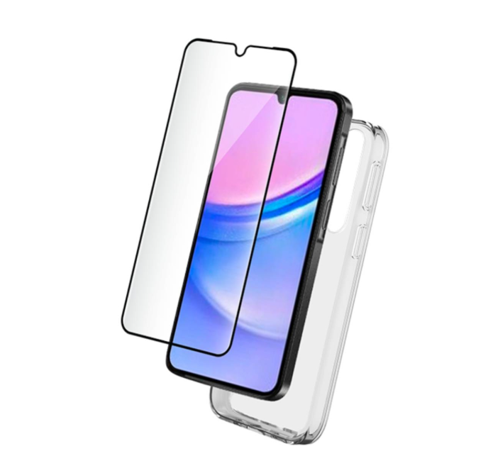 Samsung Galaxy A16 AG / 5G Lot coque transparente + verre trempé