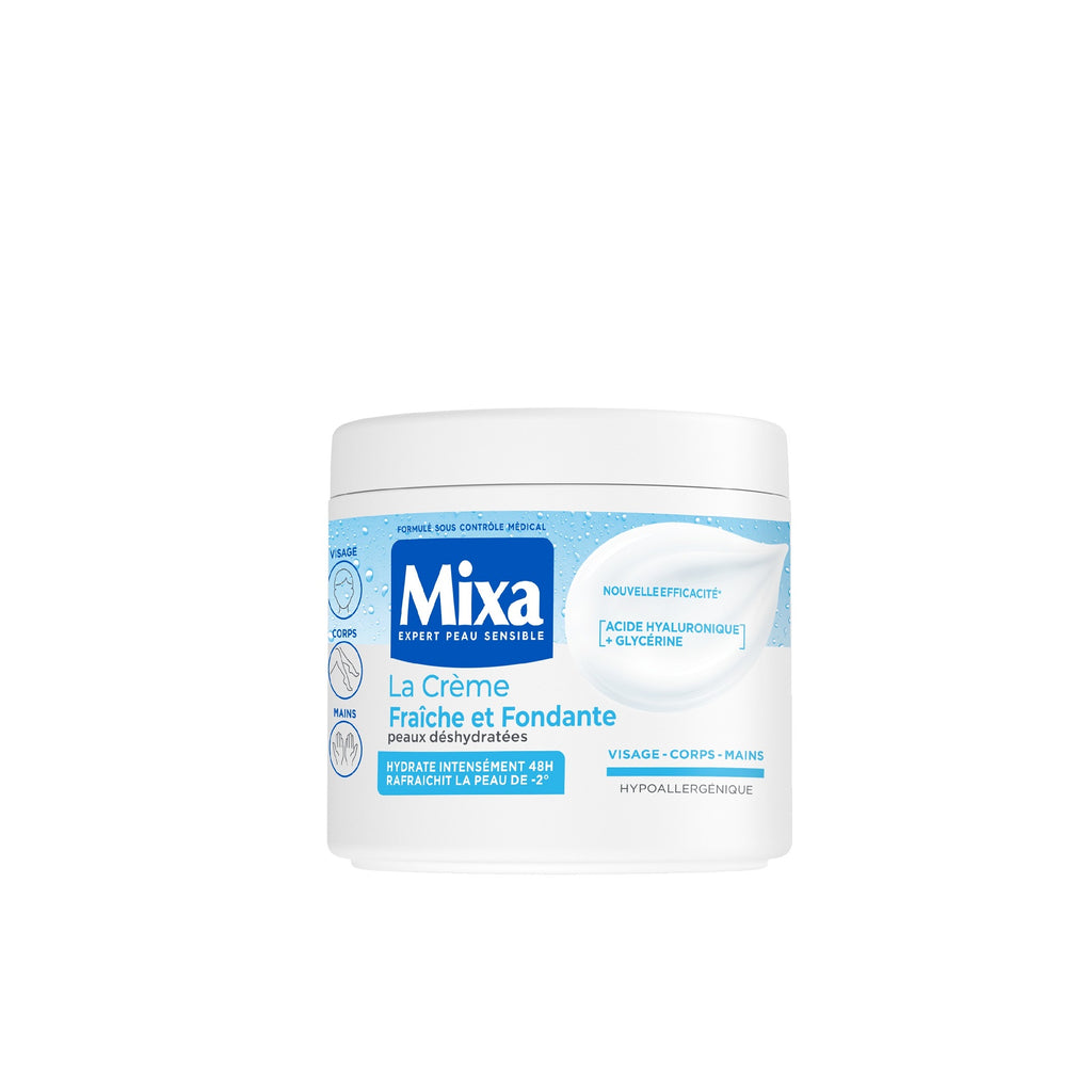 MIXA La Crème Fraîche et Fondante à l'Acide Hyaluronique Pur 400ml