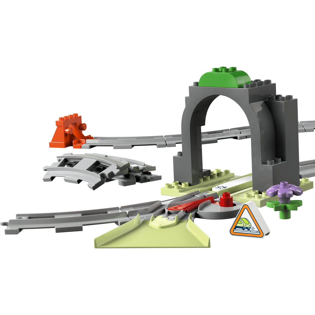 LEGO DUPLO Town 10425 Set de construction d'extension tunnel de train et voies