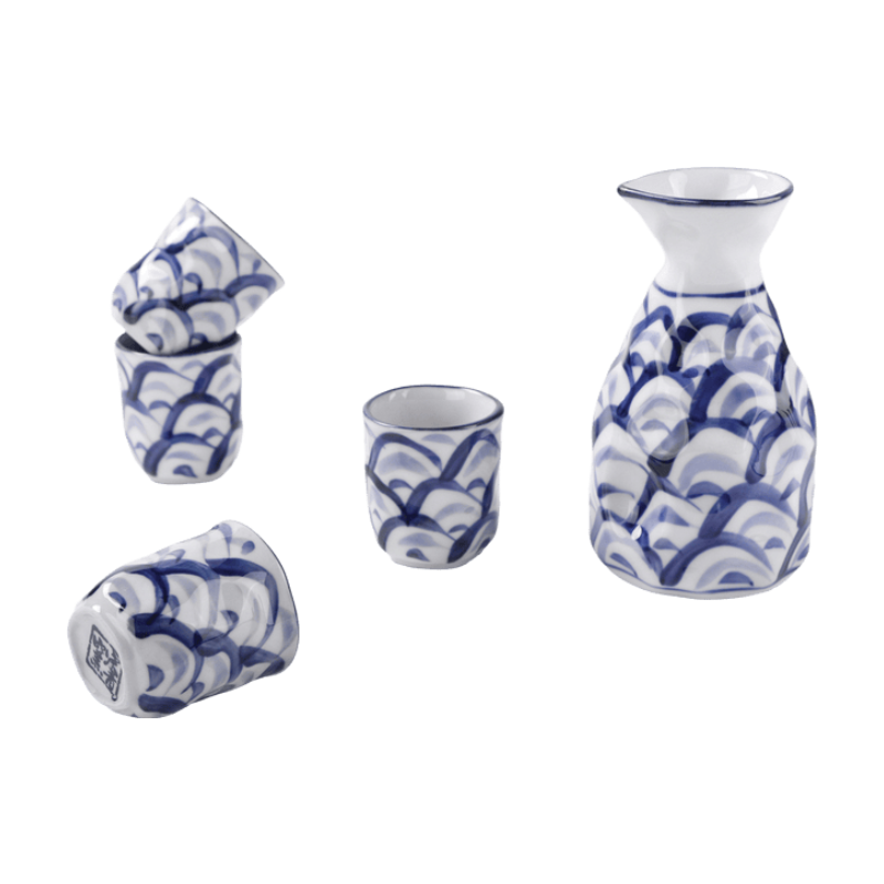 Set de saké en céramique, lot de 1