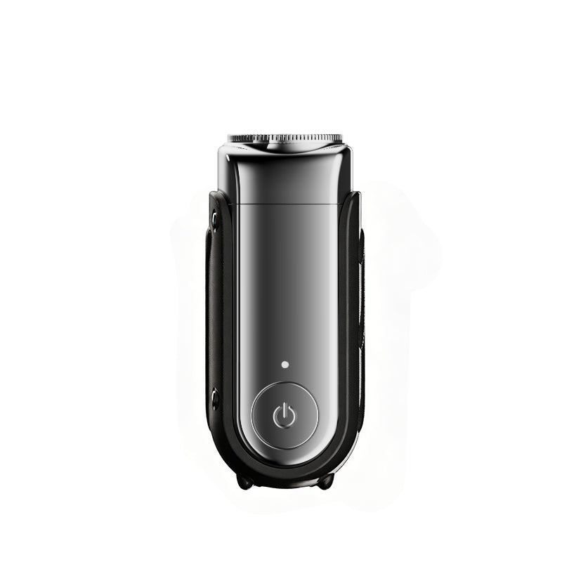 METZ Rasoir électrique pour homme style voiture supersportive, portable, coffret cadeau, cadeau parfait pour la Saint-Valentin de Qixi pour petit ami et père, Argent irisé
