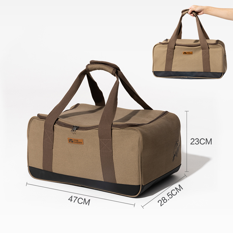 Mobi Garden, sac de rangement pour équipement de plein air, sac de transport d’organisateur de camping multi-usage, sable, grande capacité