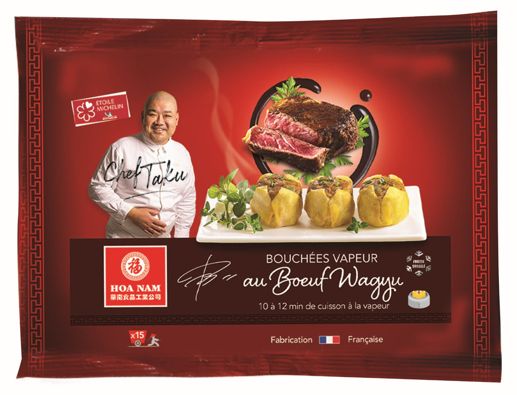 HOA NAM Bouchées vapeur au Boeuf Wagyu d'environ 15 pièces 300g