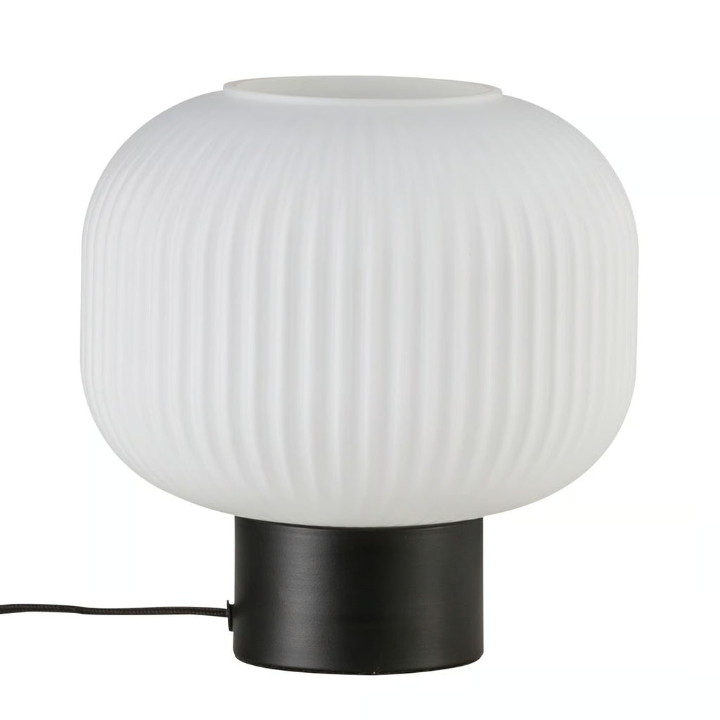 Lampe à poser MILFORD verre noir IP20 E27 - Nordlux, Intérieur