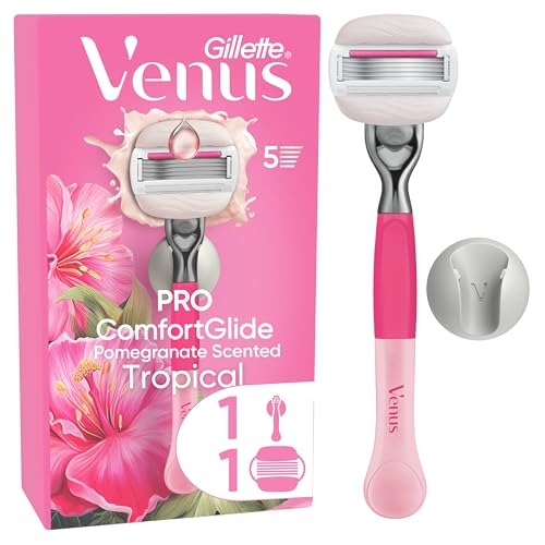 Gillette Venus Pro ComfortGlide - Rasoir pour femme pour peaux sèches et sensibles - 1 unité