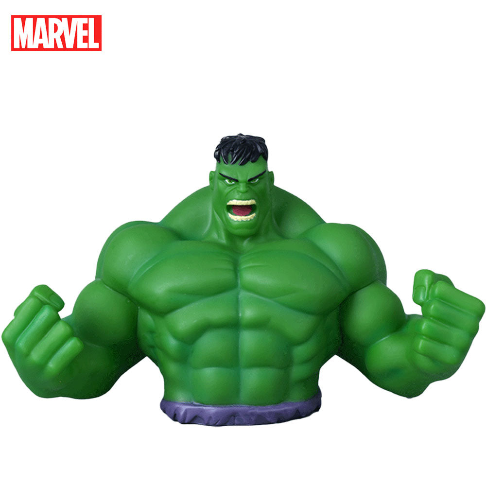 Tirelire Marvel Hulk Verte Officielle 3D en PVC – Figurine Collectible Étanche et Antichoc pour Pièces, Décoration de Bureau ou Cadeau Économies