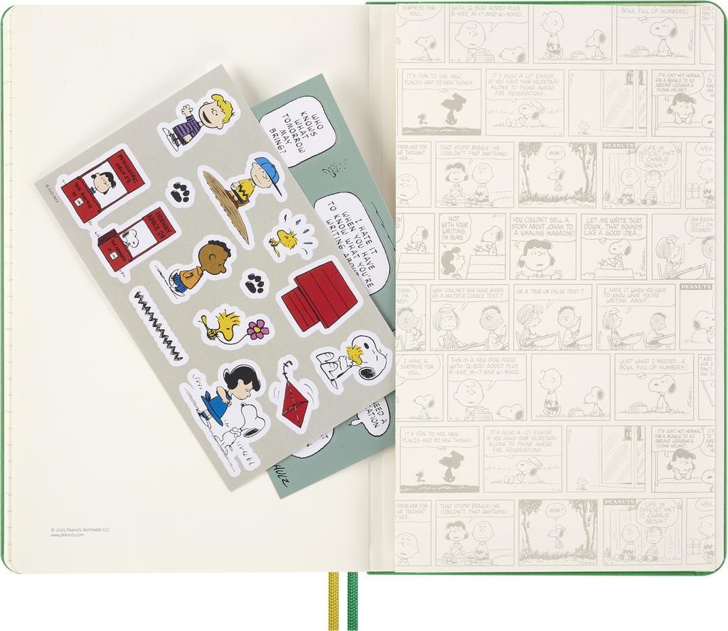 MOLESKINE Edition Limitee Peanuts Charlie & Snoopy Agenda 12M Journalier Grand Format