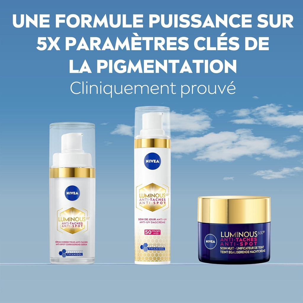 NIVEA Coffret Duo Visage Luminous630 Soin Jour + Soin Nuit