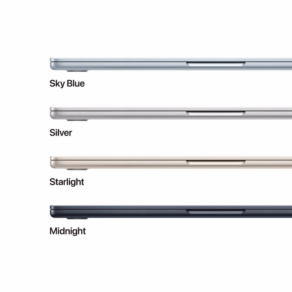 Apple MacBook Air 13 pouces Puce M5 CPU 10 cœurs GPU 10 cœurs 16 Go RAM 1 To SSD Argent, AZERTY
