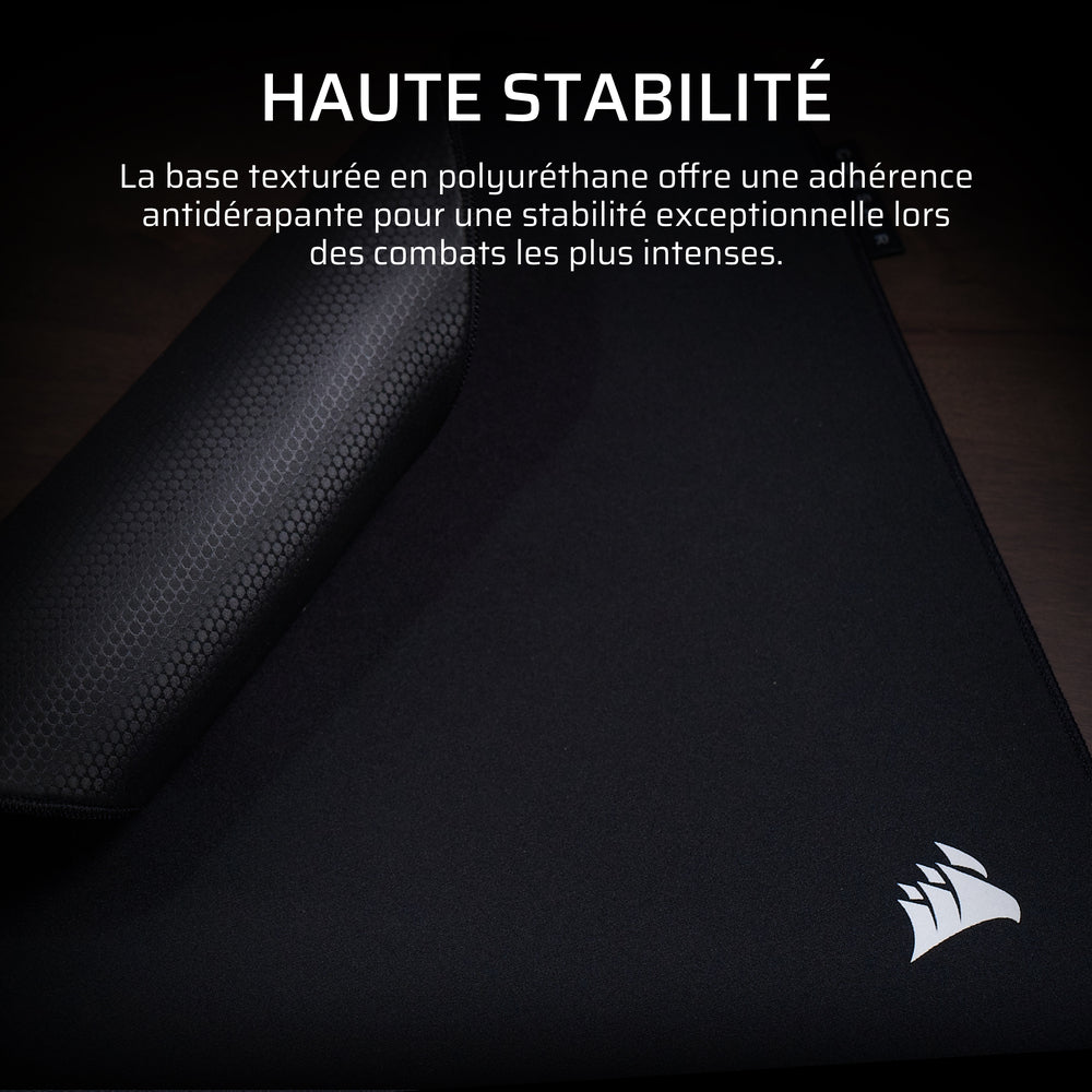 Corsair MM PRO Tapis de Souris Gaming 45x40 cm Surface Contrôle - noir