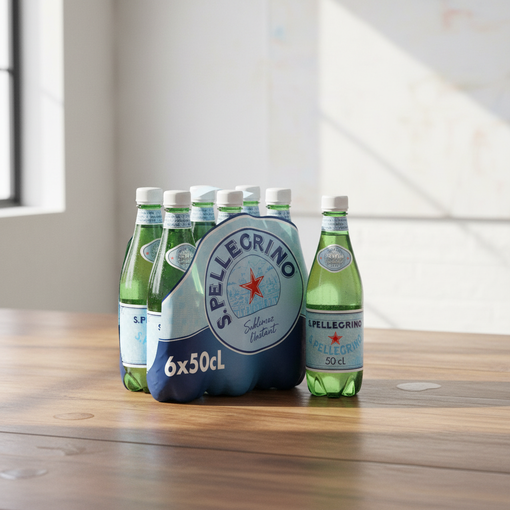 SAN PELLEGRINO Eau pétillante - 6 x 50 cl