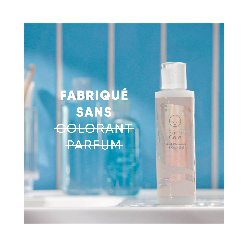 Gel & Nettoyant de Rasage SATIN CARE à la Figue 190 ml