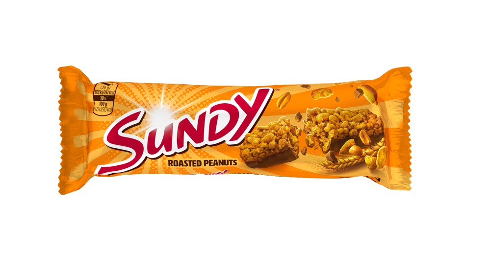 SUNDY Barre de céréales aux cacahuètes - 36 g