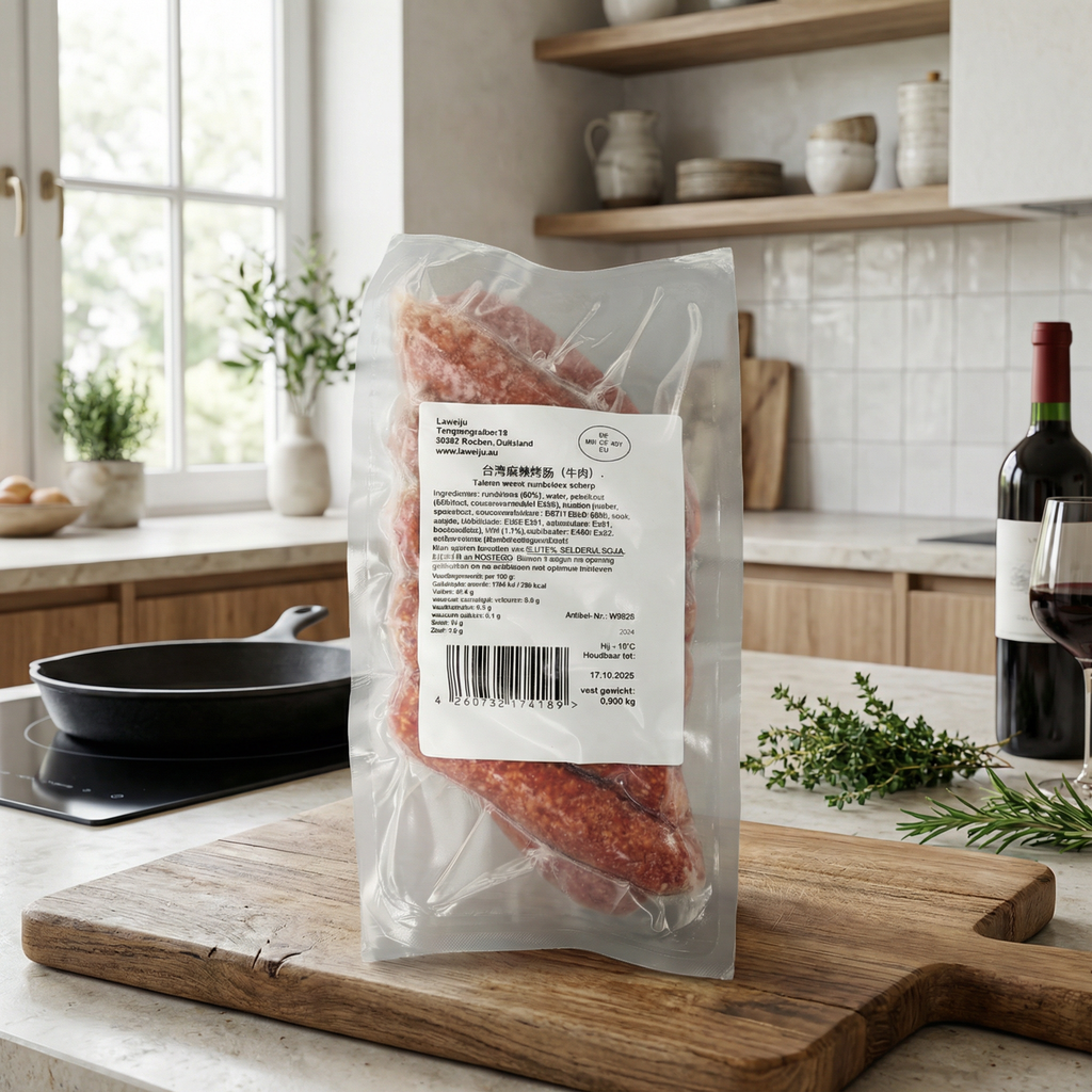 Laweiju Saucisse grillée épicée et engourdissante Bœuf 500 g
