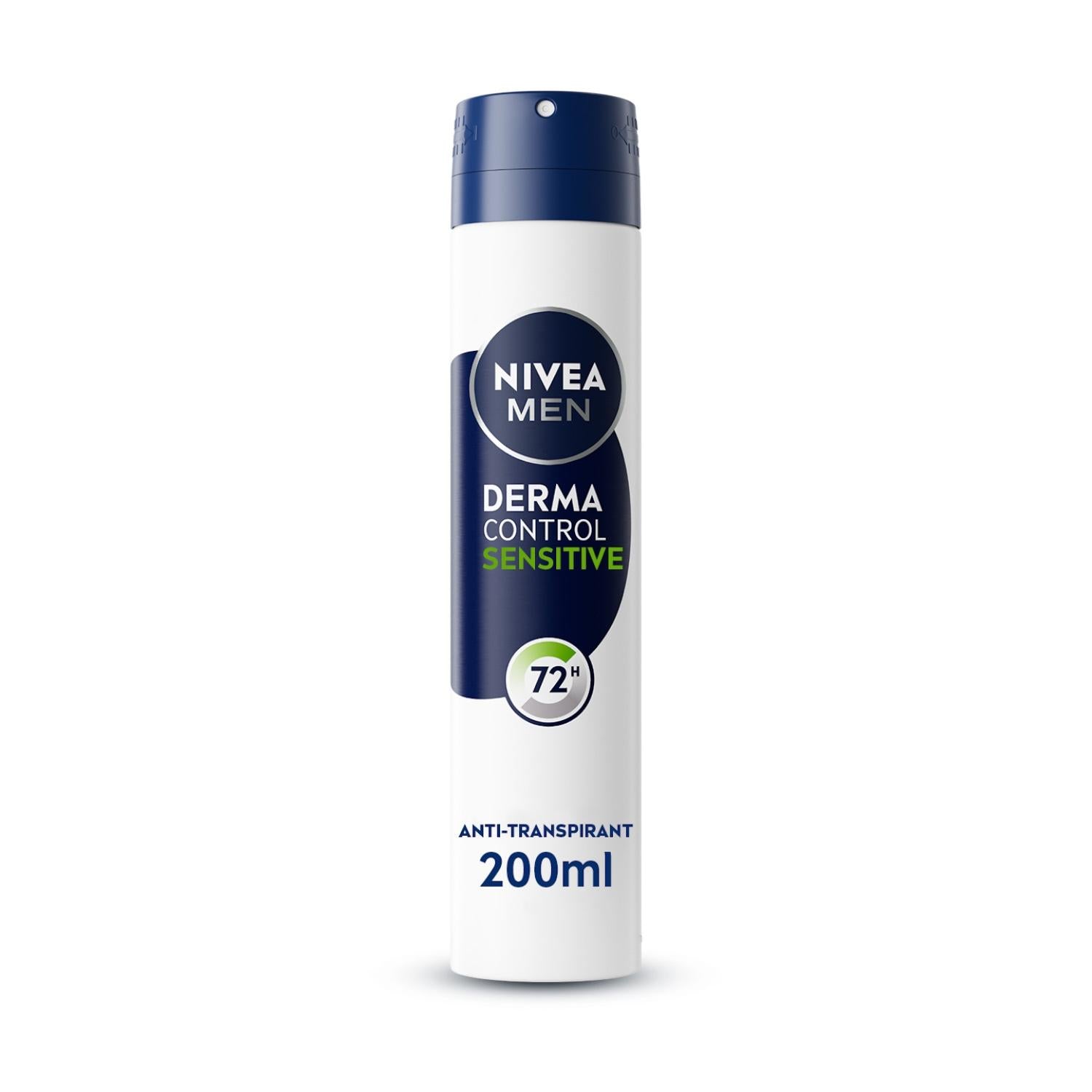 NIVEA MEN Déodorant Aisselles Derma Control Sensitive Protection 72h Spray 200 ml