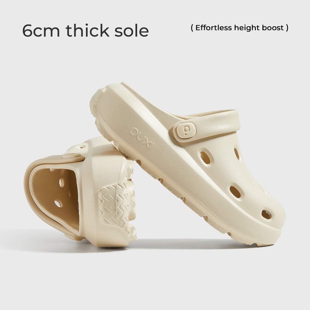 PUXI Sabots fromage Noir récif Pointure 42-43 Unisexe Style minimaliste