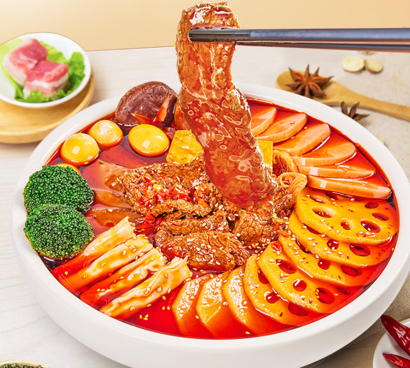 Hao Ren Jia Base de soupe piquante et épicée, Assaisonnement composé - 240 g