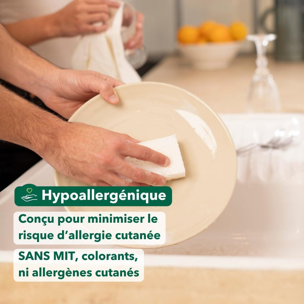 L'Arbre Vert Liquide Vaisselle Hypoallergénique pour Peaux Sensibles & Biberons 4 x 750 ml (= 3 L)