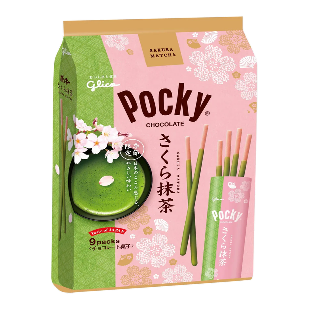GLICO Pocky saveur Sakura Matcha - 101,6 g