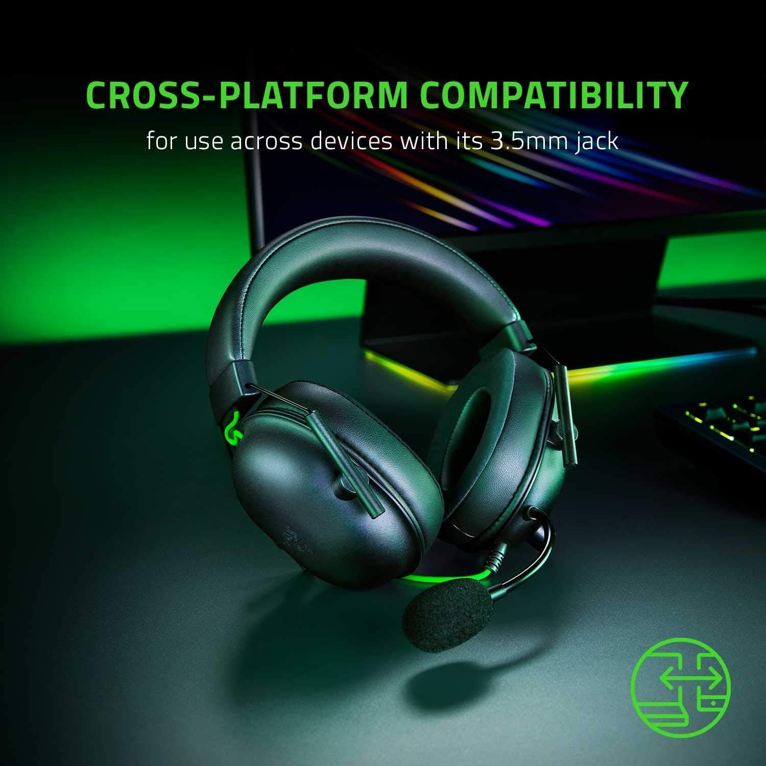 Razer BlackShark V2 X Casque Gaming filaire - License Xbox - Noir