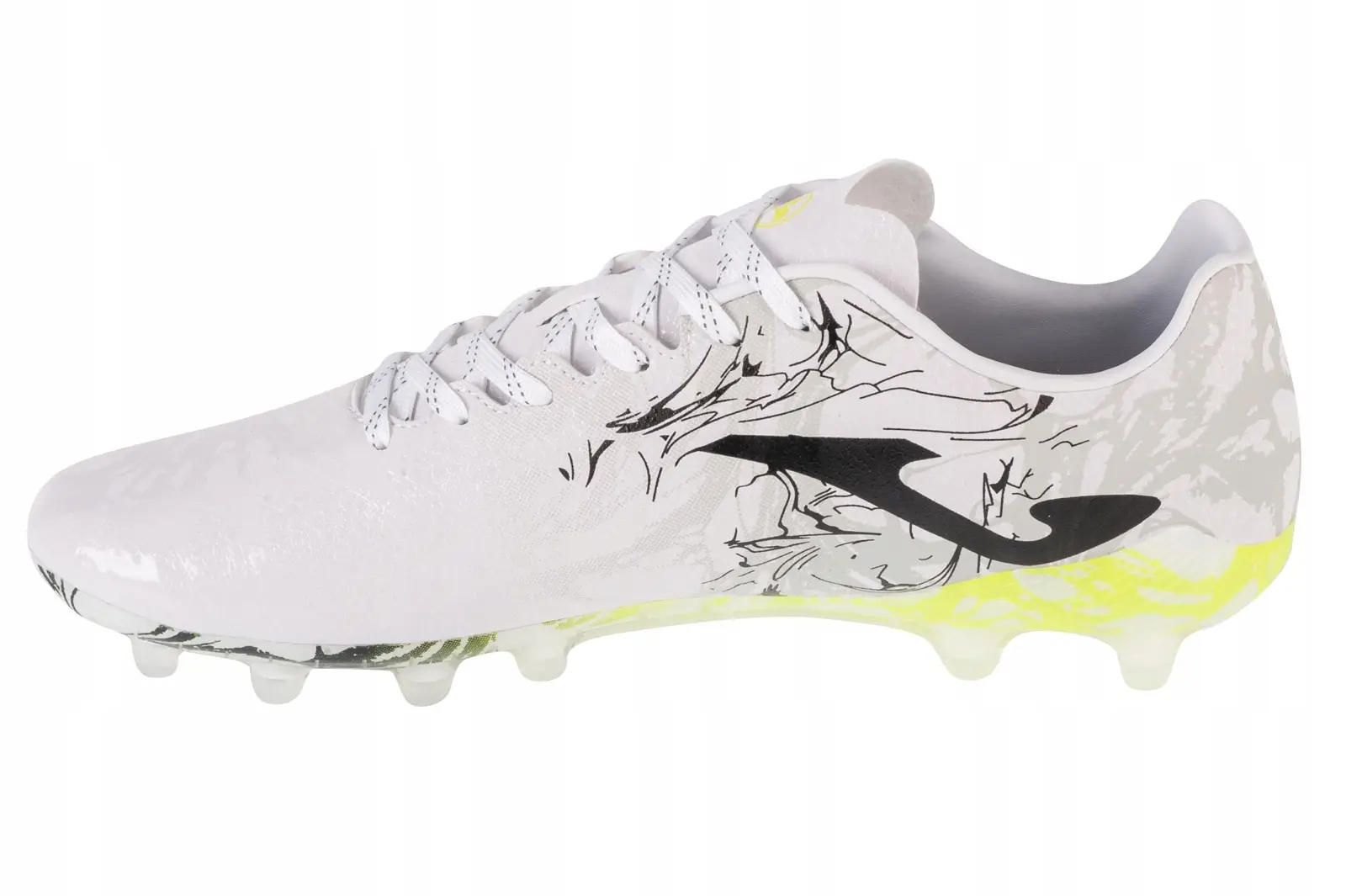 JOMA Chaussures de football Supercopa 24, sol ferme (FG), blanc, pointure 43