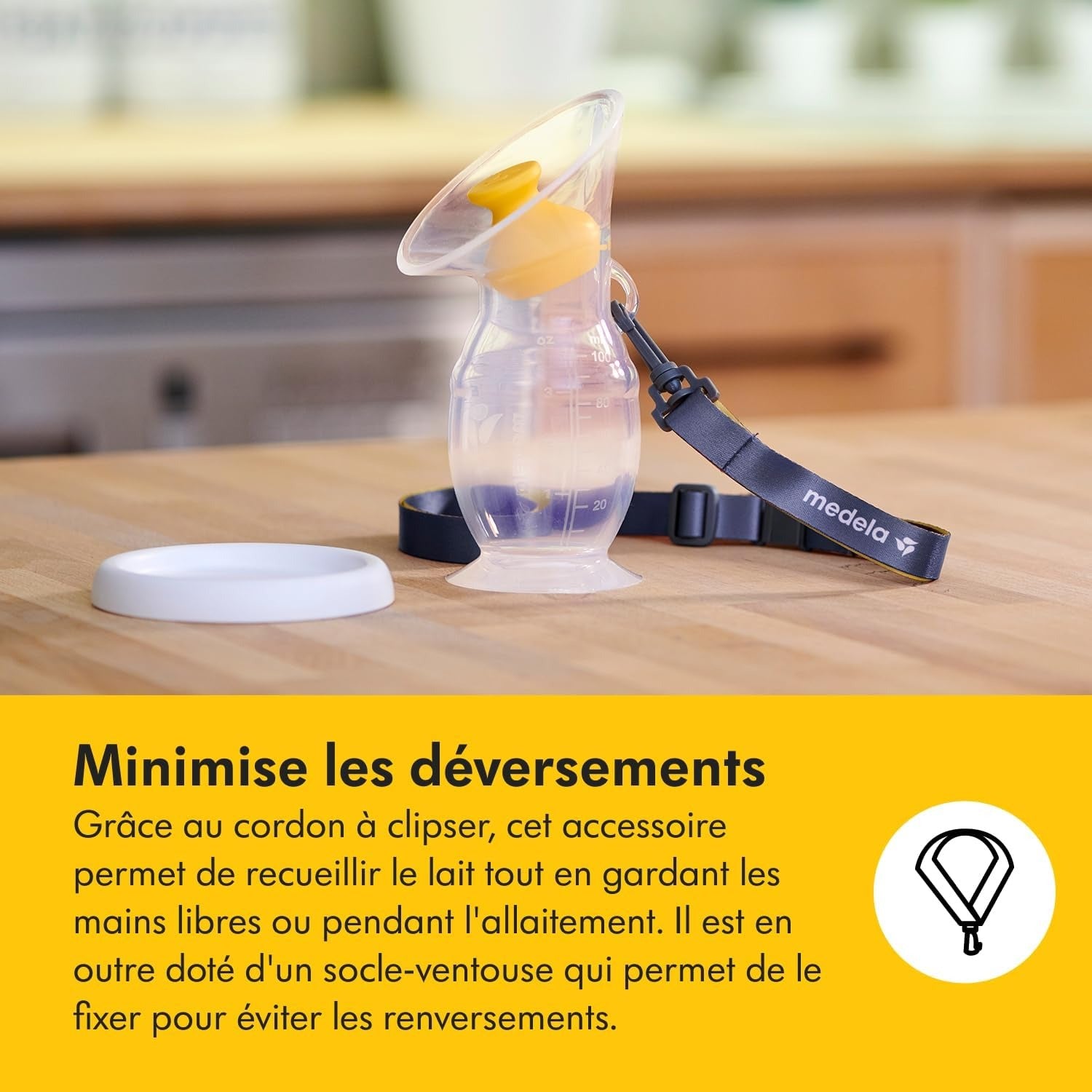 MEDELA - Collecteur de lait maternel en silicone