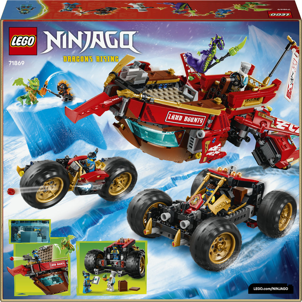LEGO Ninjago Le Bounty terrestre Ensemble de construction 3 en 1 71869