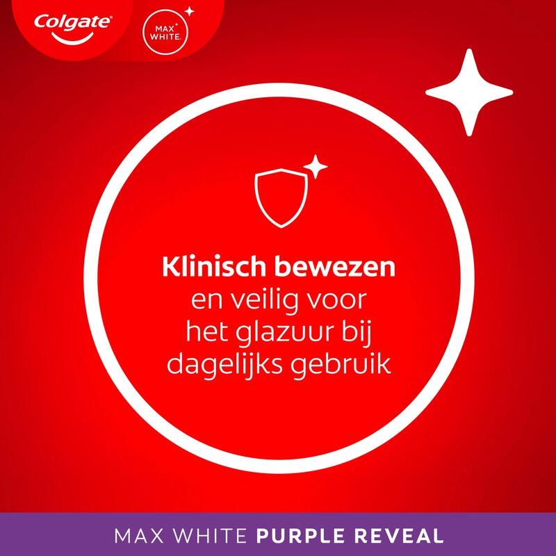 Colgate Dentifrice Blancheur Max White Purple Reveal 75 ml