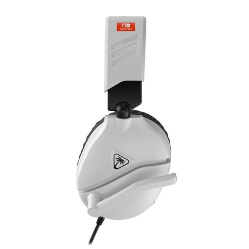 Turtle Beach Recon 70 Casque Gaming Filaire (Prise 3,5 mm) - Micro Flip-to-Mute - Nintendo Switch, Switch Lite, Switch OLED & Switch 2 - Blanc