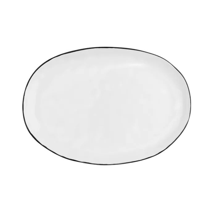 BJÖRN PURE Lot de 3 plateaux de service - Blanc neige