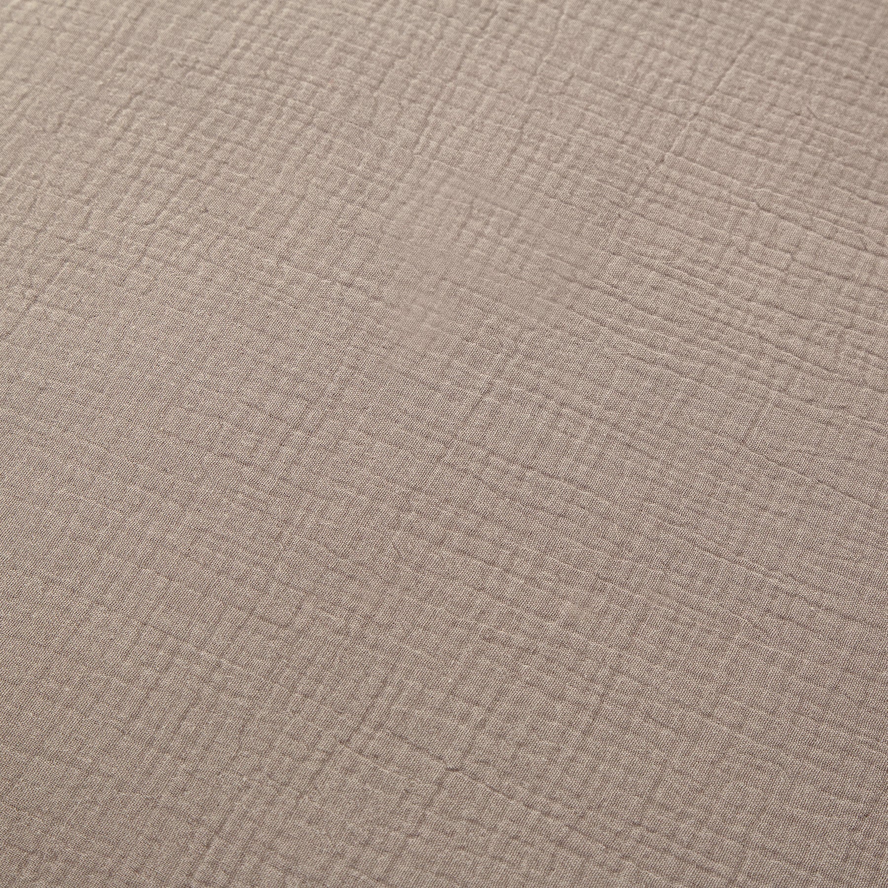 Ensemble housse de couette et taies d'oreiller en double gaze de coton, kaki, 200 x 220 cm + 80 x 80 cm x 2