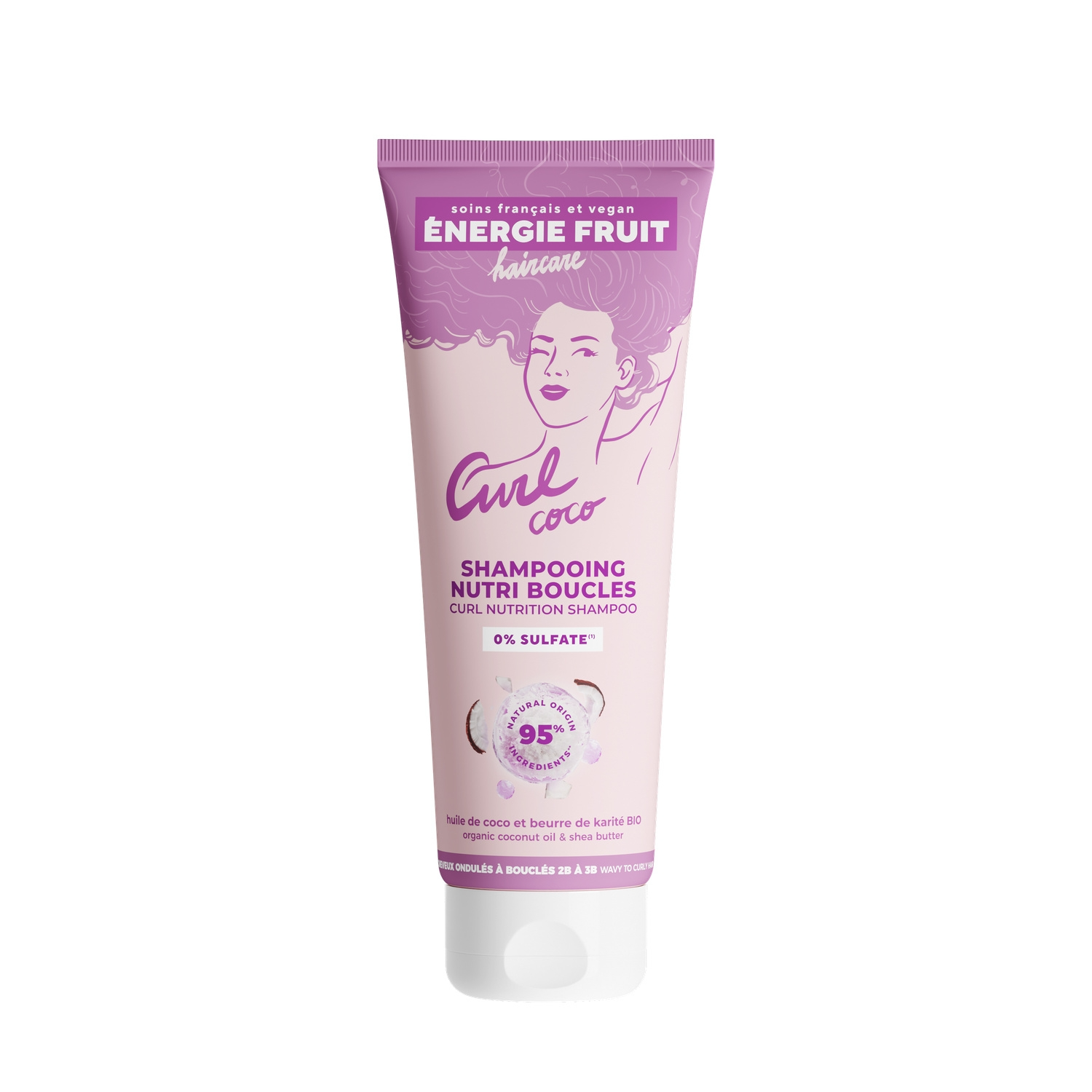 ENERGIE FRUIT Shampoing Nutri Boucles Coco & Beurre de Karité - 250ml