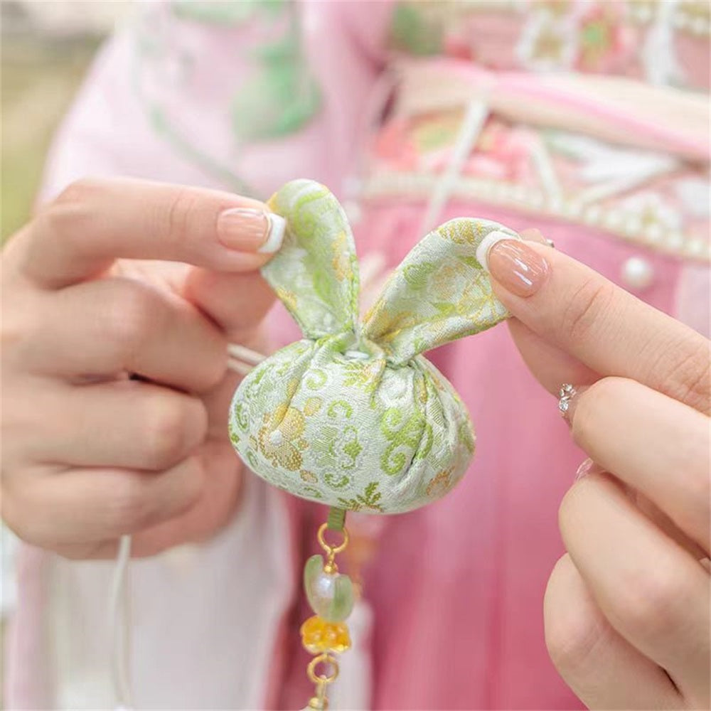Huacan Lapin vert parfumé - Rose