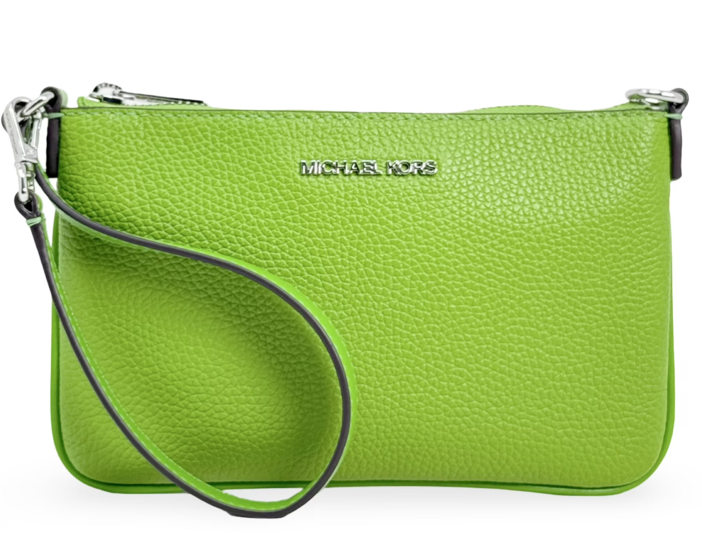 Michael Kors Jet Set Pochette à dragonne verte