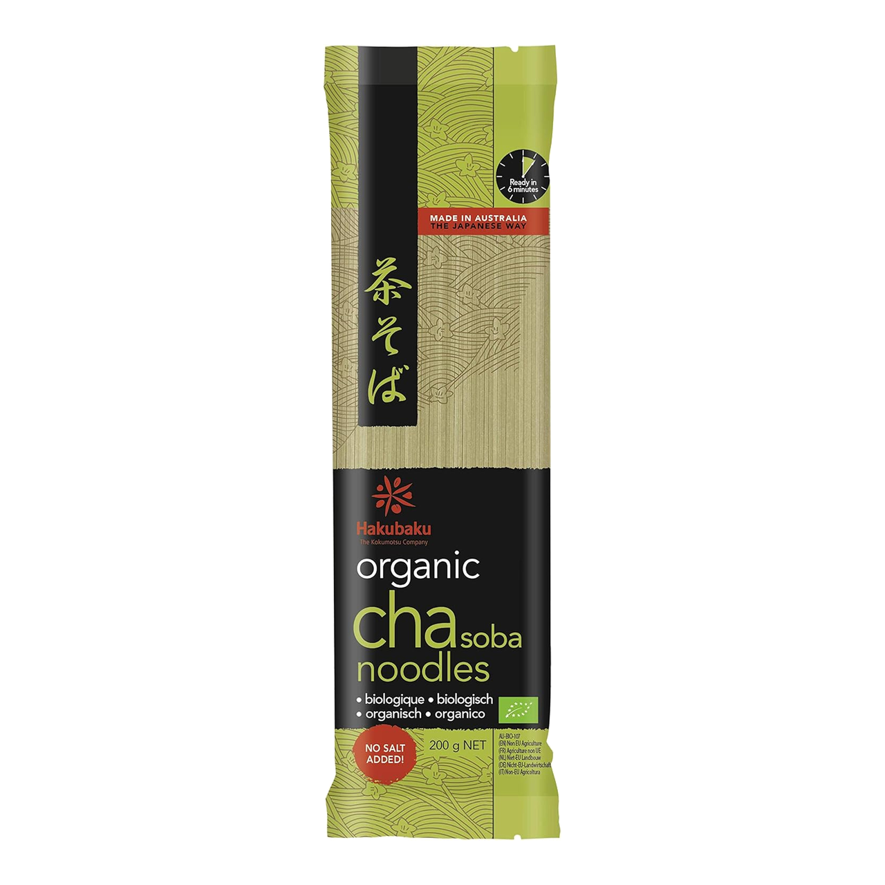 Hakubaku Nouilles Soba Cha - 200 g