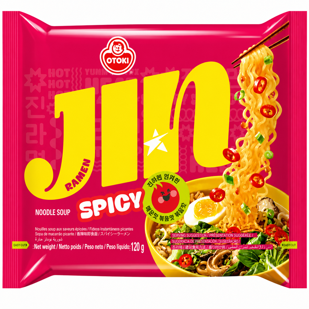 Ottogi Jin Ramen épicé - 120 g