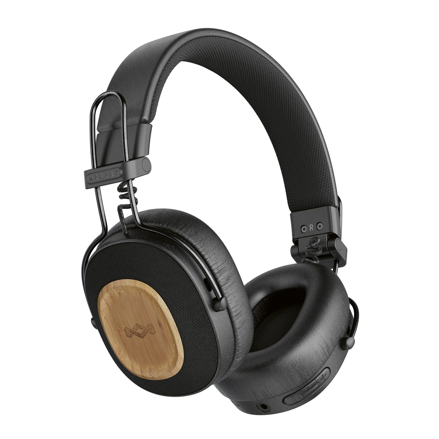 House of Marley Casque supra-auriculaire Bluetooth avec microphone - Noir