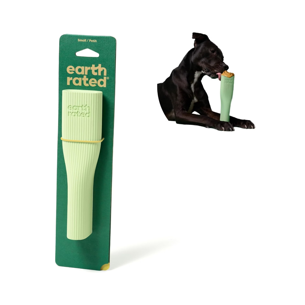 EARTH RATED Jouet d'enrichissement pour chiens adultes et chiots - Vert - Taille S