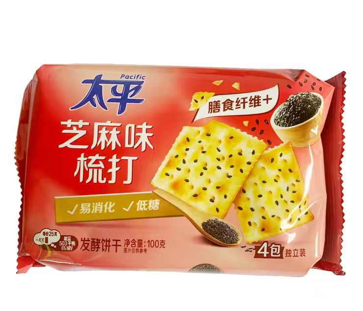 Biscuit salé au sésame Pacific 100g