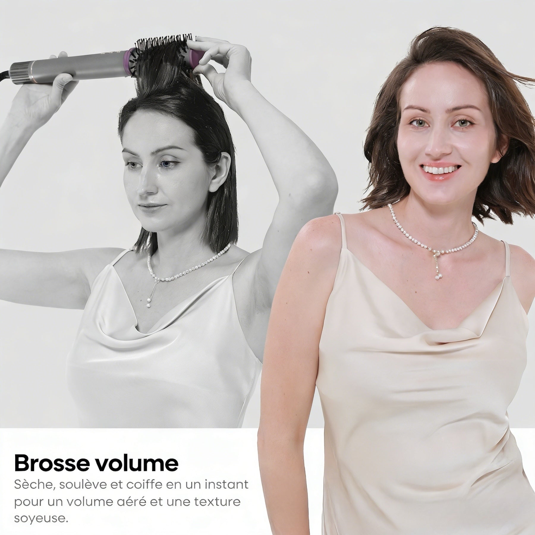 Okaydeer Air Styler avec Effet Coanda, Sèche-Cheveux Haute Vitesse 7 en 1 & Boucleur Automatique, Brosse à Air Chaud Ionique pour Séchage Rapide et Coiffage