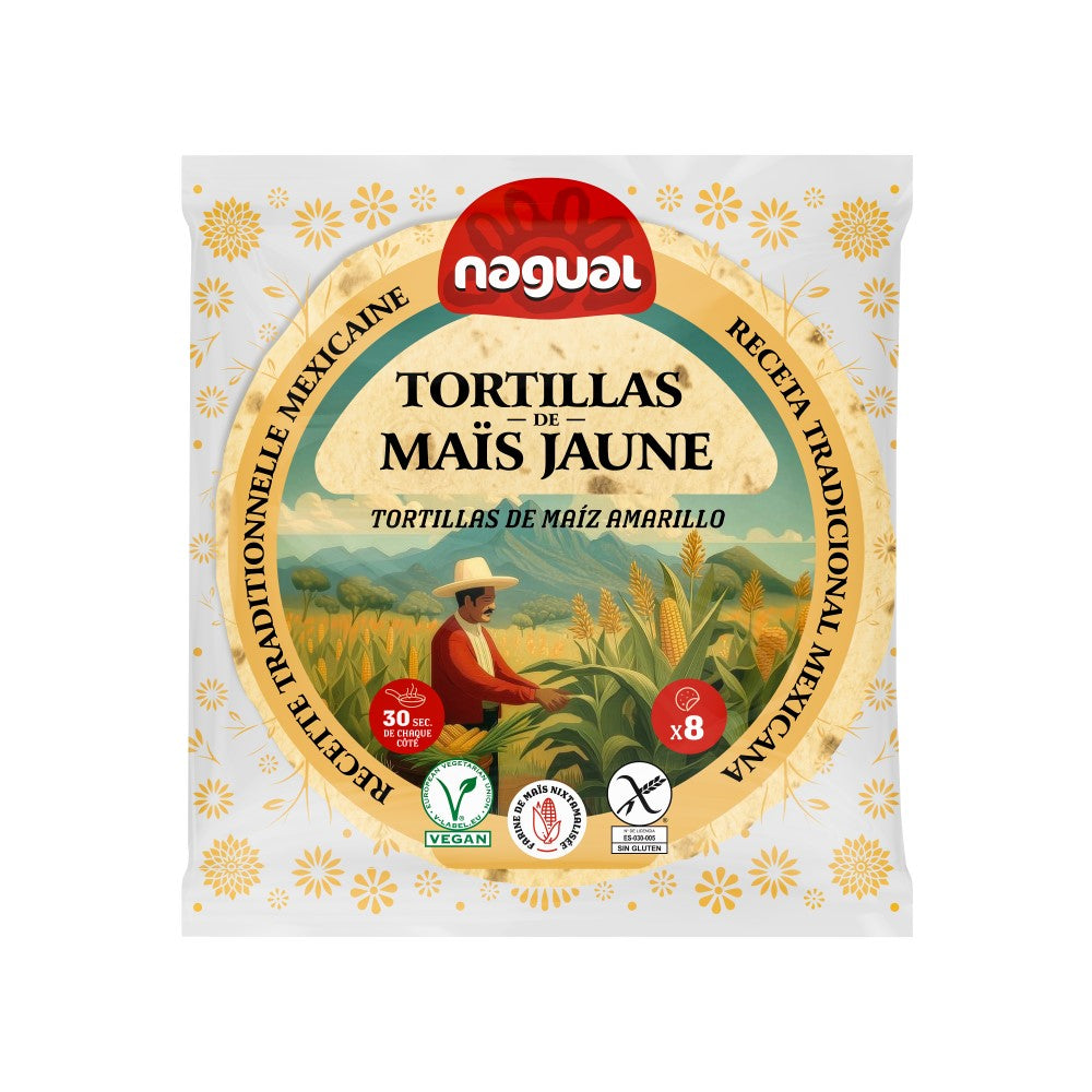 NAGUAL Tortillas de maïs jaune 200 g