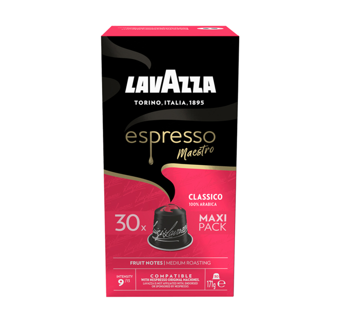 LAVAZZA Capsules Compatibles Nespresso Classico 30 capsules