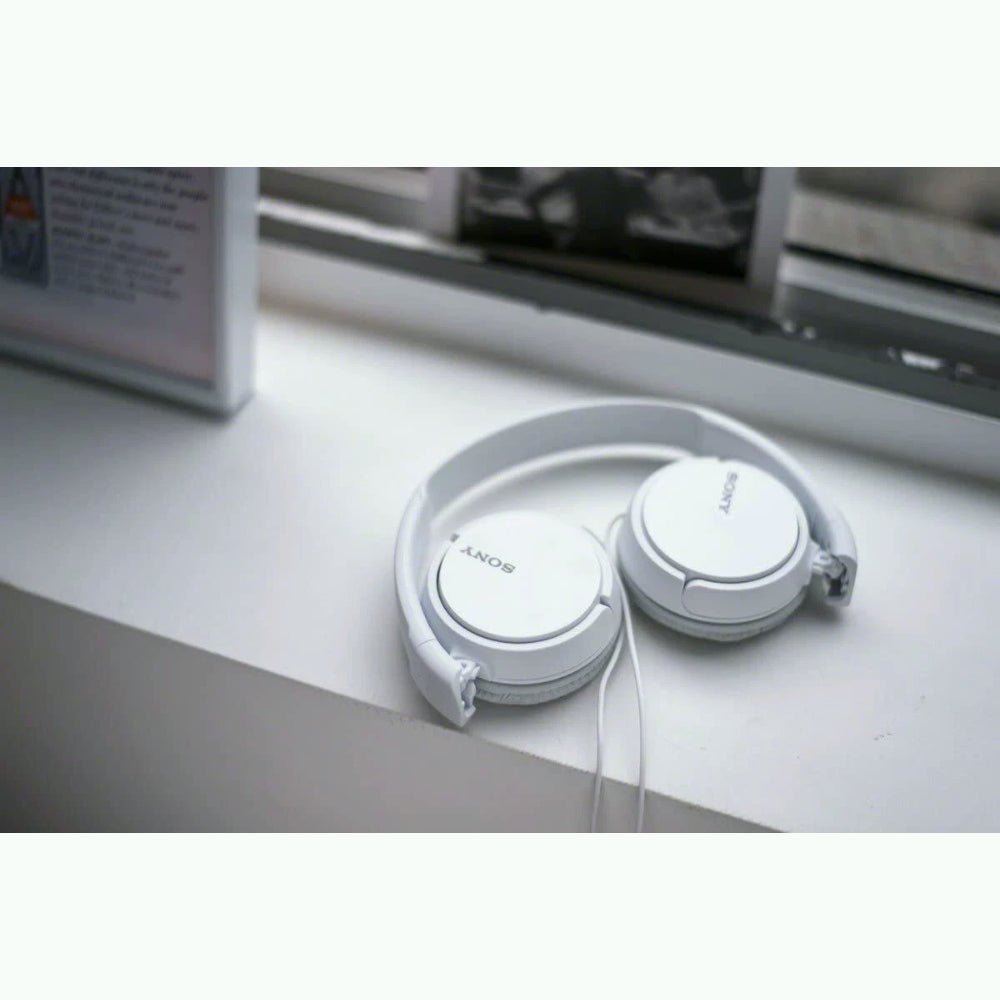 Sony MDR-ZX110AP Casque supra-auriculaire 3,5 mm avec microphone, Blanc