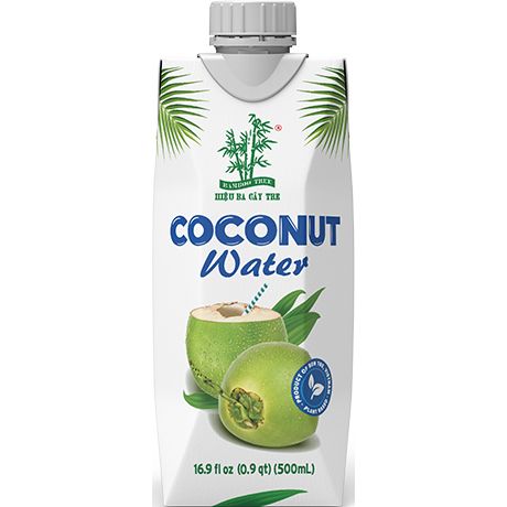 Bamboo Tree Eau de coco 12 x 500 ml - 1 carton (12 pièces)