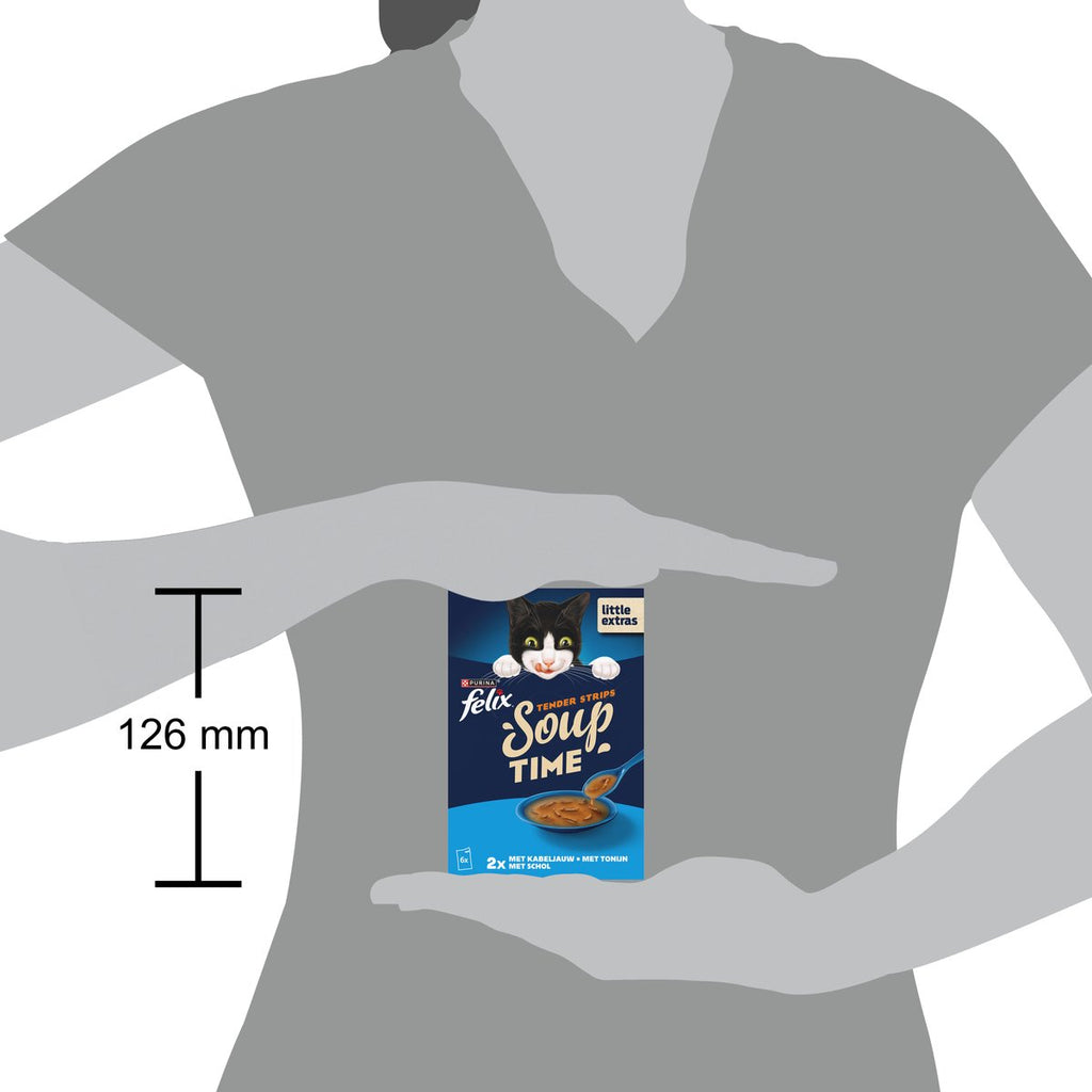 Felix Soupe en Lanières Sélection de Poissons 6x48 g