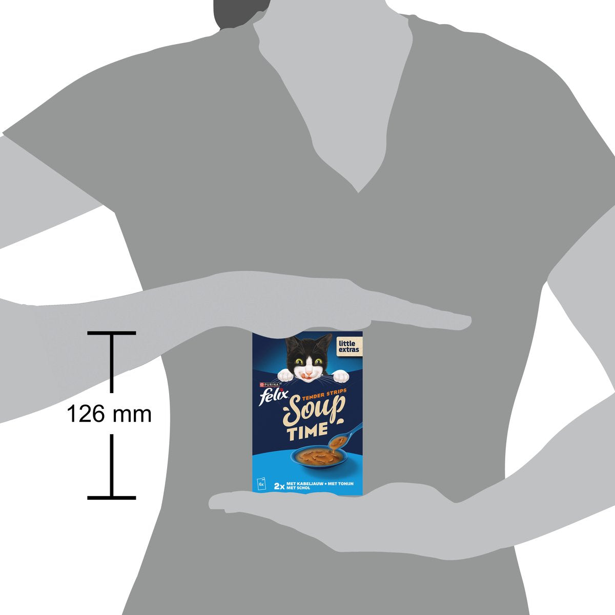 Felix Soupe en Lanières Sélection de Poissons 6x48 g