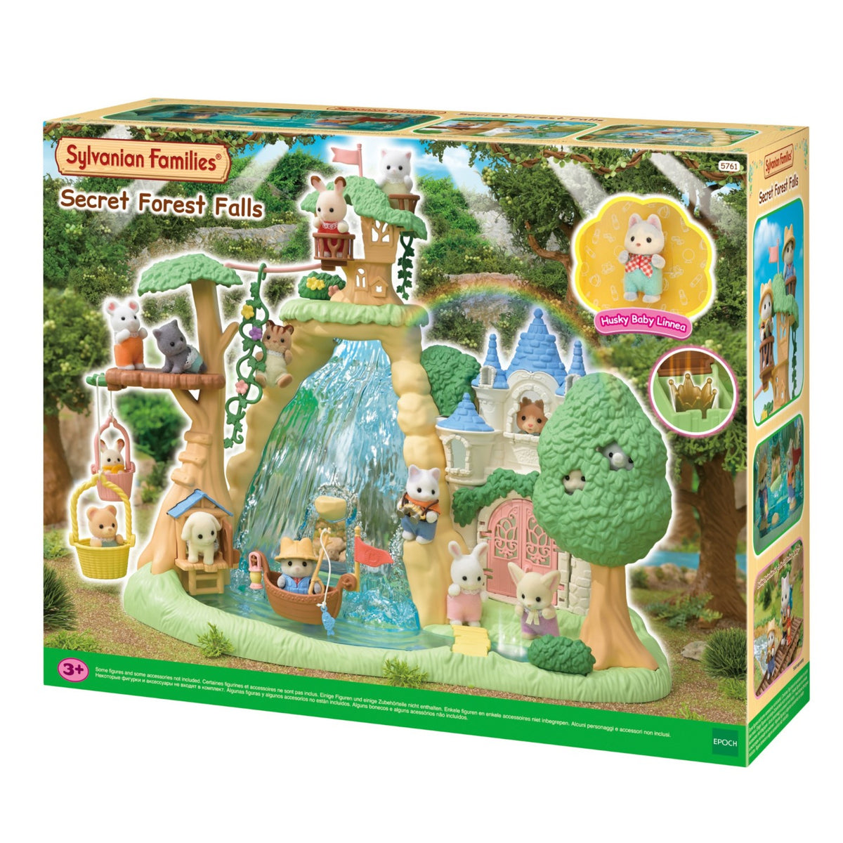 Sylvanian Families Coffret de Jeu Aventure Cascade de la Forêt Secrète