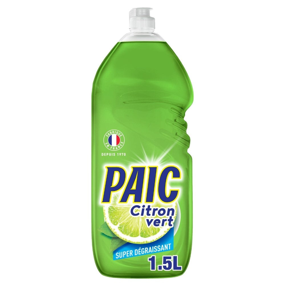PAIC Liquide vaisselle Citron Vert 1,5 L